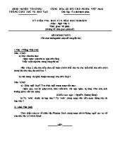 Đề kiểm tra học kỳ II môn Ngữ văn Lớp 9 - Năm học 2018-2019 - Phòng GD và ĐT Tân Châu (Có đáp án)